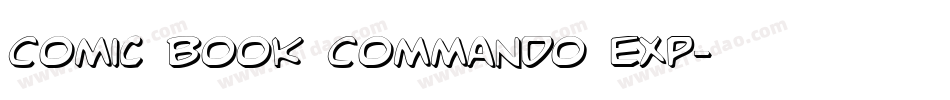 Comic Book Commando Exp字体转换